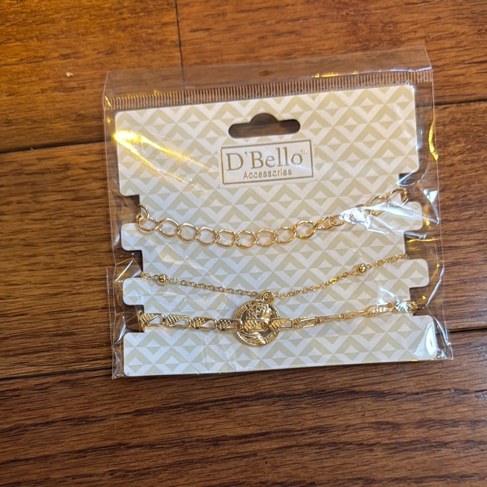 Gold Bracelet Coin Set